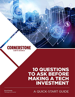 10 Questions to Ask Before Making a Technology Investment Cover