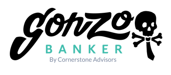 Gonzo Banker - Logo with Tagline - Full Color