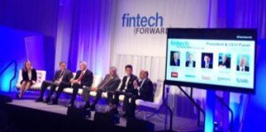 Fintech by the numbers: 5 CEOs, 10 stage lights, 2 flat panels, and 6 amps (with Hendrix-esque feedback)
