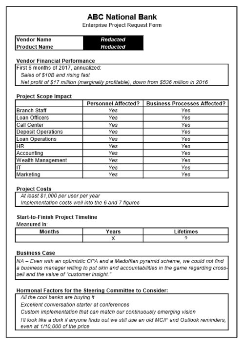 enterprise project request form