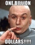 one billion dollars